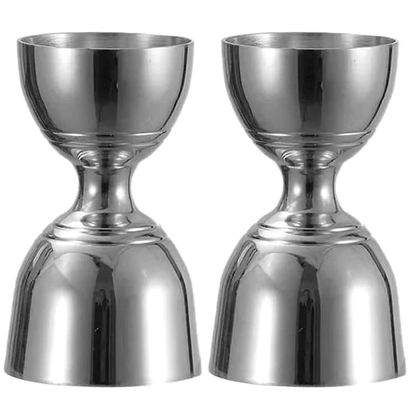 2025 Nuovo Bar Bell Jigger 2oz 1oz Cocktail Jigger Misurazione Jigger per Bartending Shot Versatore Doppio strumento shaker Cup