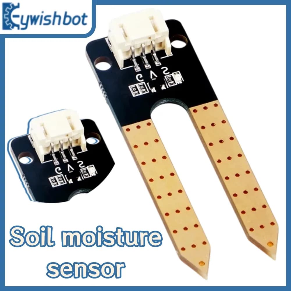 Soil Hygrometer Sensor Digital Analog Output PH2.0 Interface for Arduino ESP32 Microbit Raspberry Pi Humidity Detector
