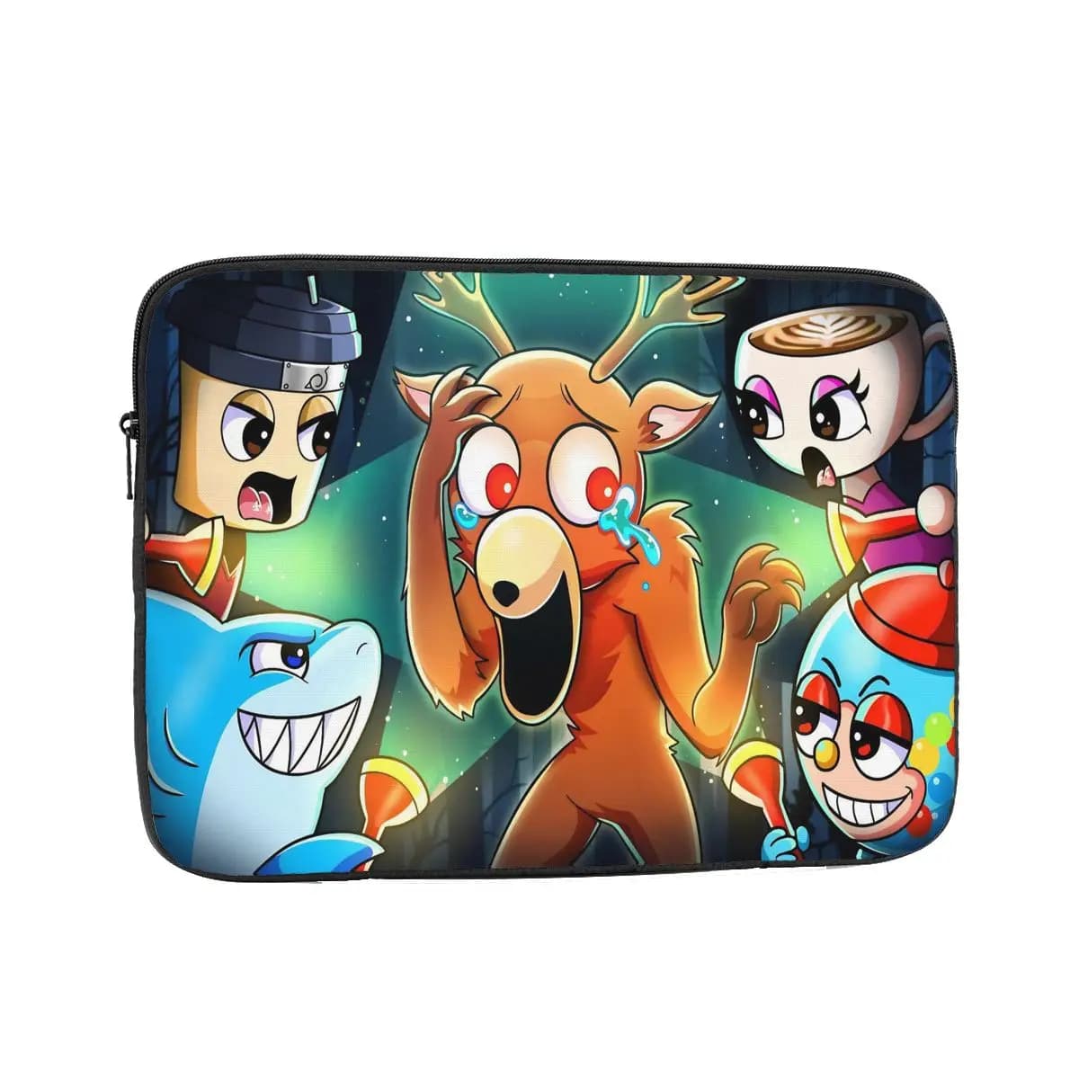 Custodia per notebook con cerniera Custodia per notebook italiana Brainrot Meme Tablet Liner Sleeve Tung Sahur 12 "13" 15 "17" Custodia antiurto