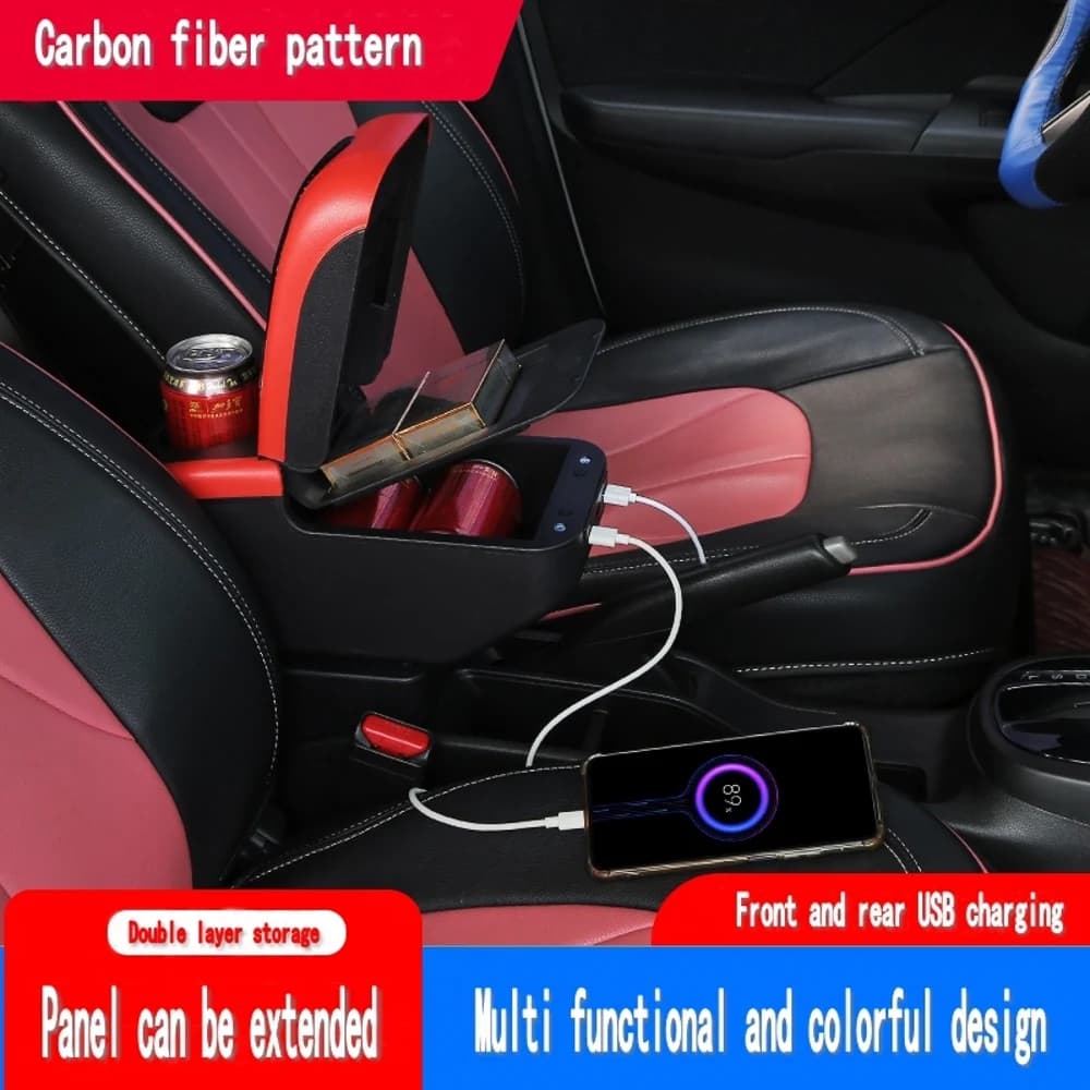 Box portaoggetti per bracciolo Aygo X, accessori auto, vano portaoggetti centrale