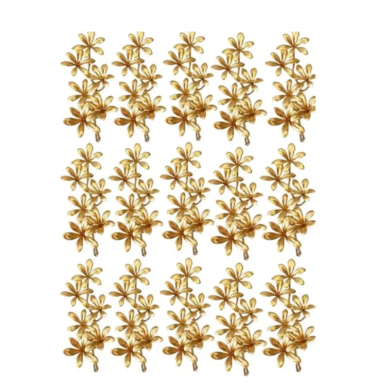 ABBP-50 Pieces Faux Flowers For Centerpiece Vase, Filling In Floating Candles Mini Flower Filler For Wedding Dinning Table