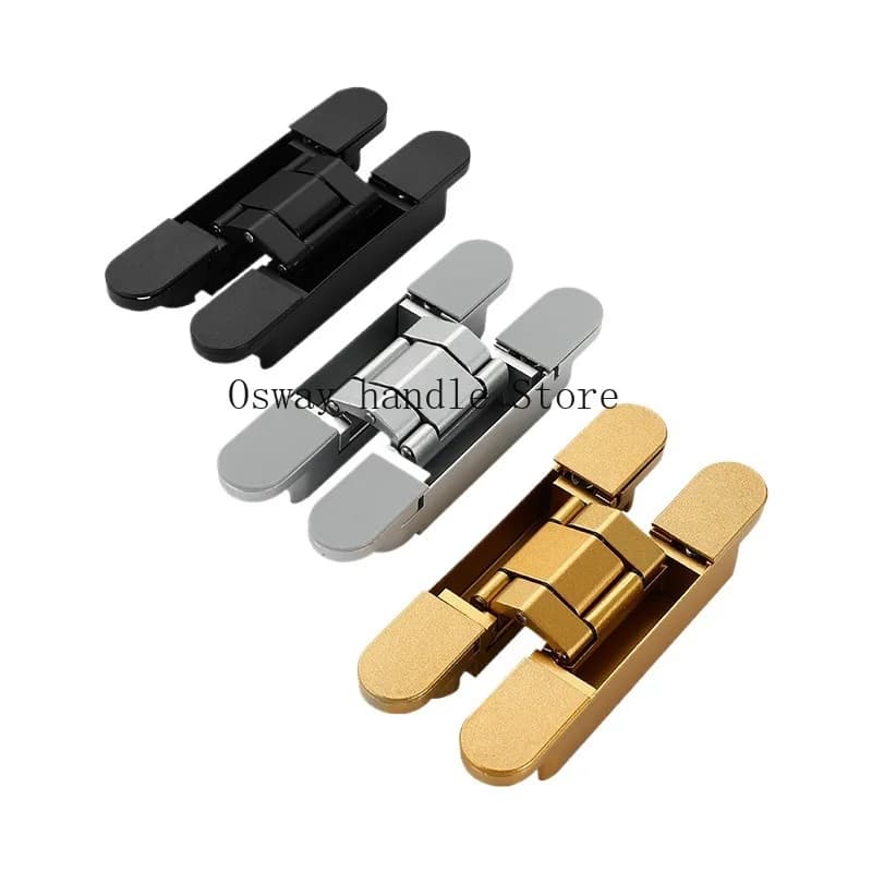 Cerniera Nascosta per Porta Pieghevole in Legno 40KG/80KG/120KG, Cerniera per Mobili e Armadi, Ferramenta per Mobili Resistente