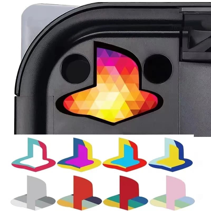 12 pezzi di logo personalizzato sottostrato adesivo pelle per Sony PS5 versione disco sottile e versione digitale accessori console pelli decalcomanie in vinile