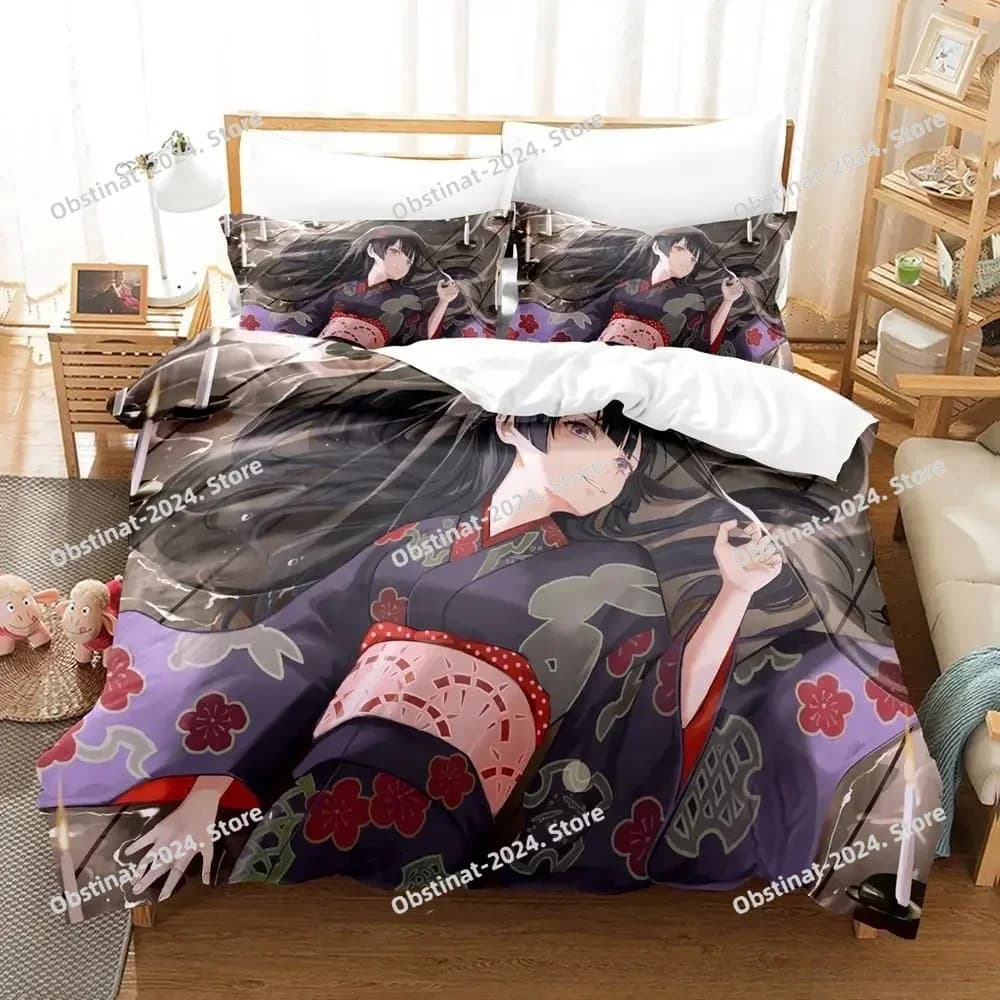 2025 Personelity Virtual Youtuber Tsukino Mito Set biancheria da letto Stampa con federa Copripiumino Morbido Singolo Doppio Queen King Size