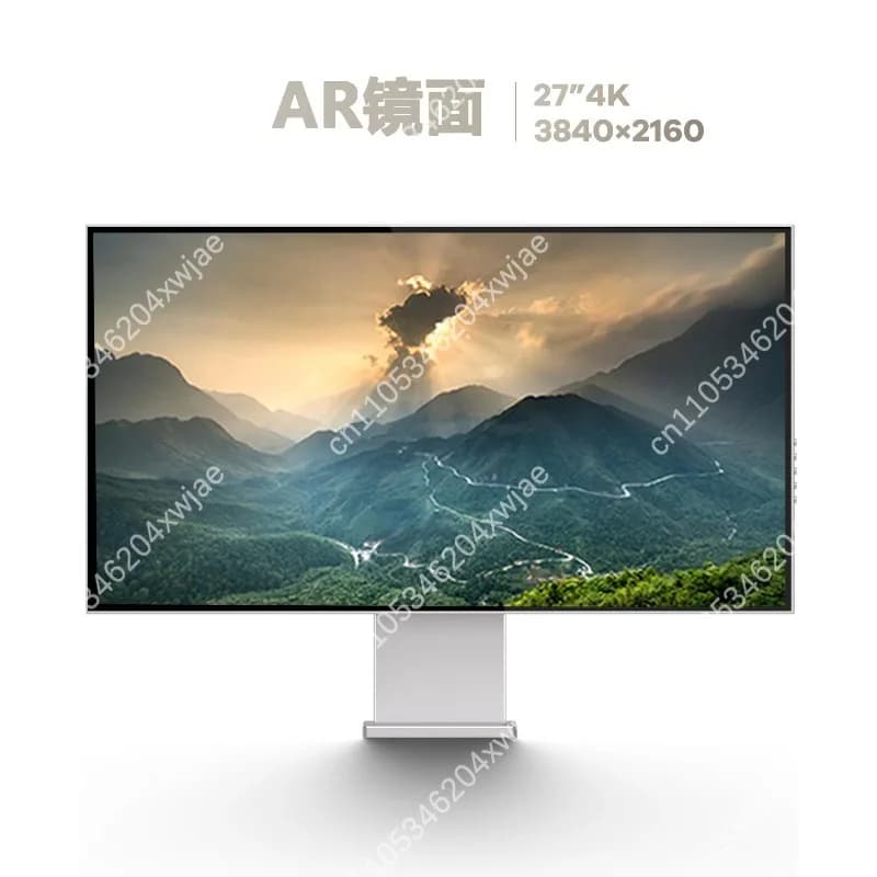 Monitor 27 Inch 4K UHD Polished with IPS Panel, Full Lamination Design, Subtle Frame, Full Aluminum Support for MacBook Pro and PC