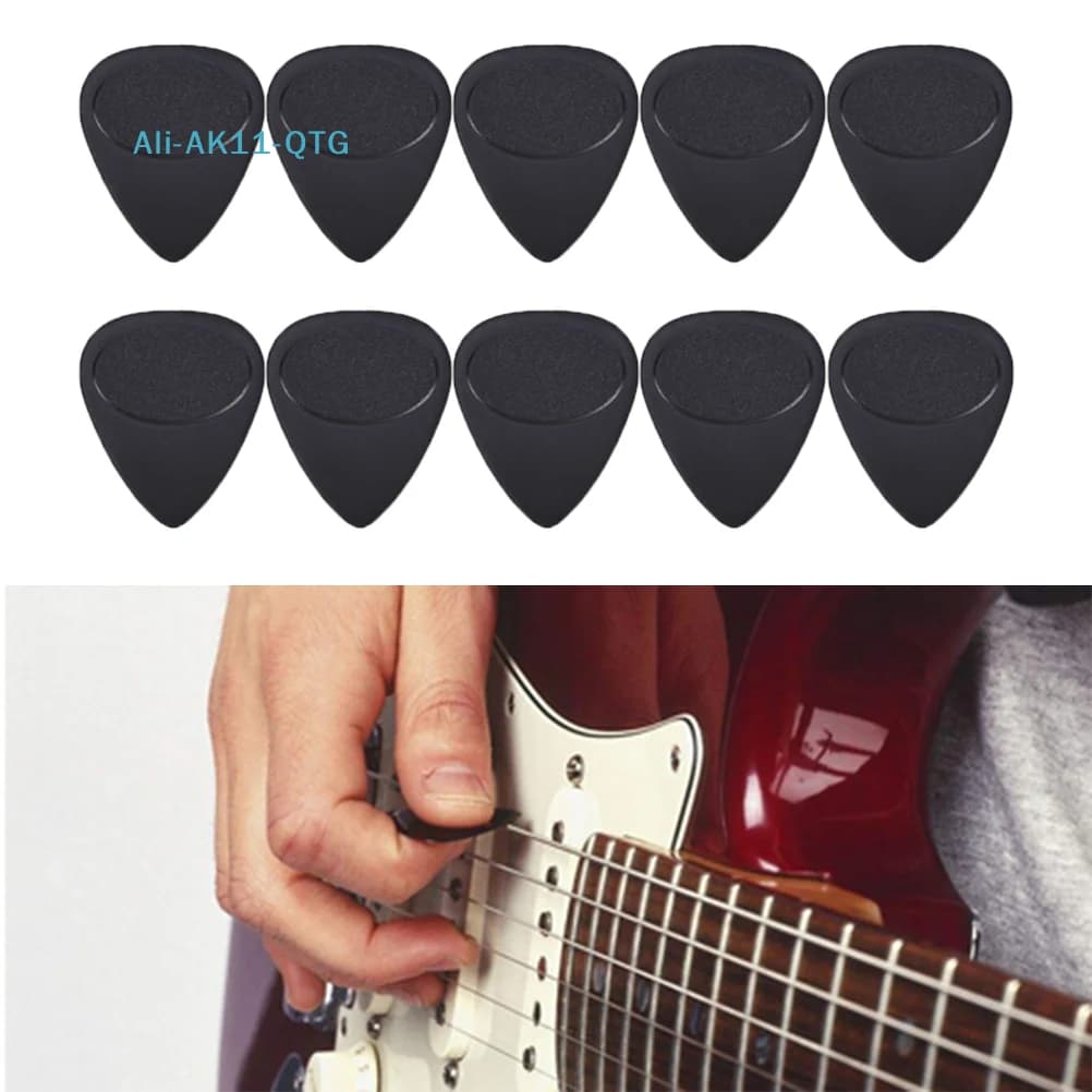 Hot！10pcs 0.7mm Acoustic Electric Guitar Picks Plectrums For Musical Instruments random color