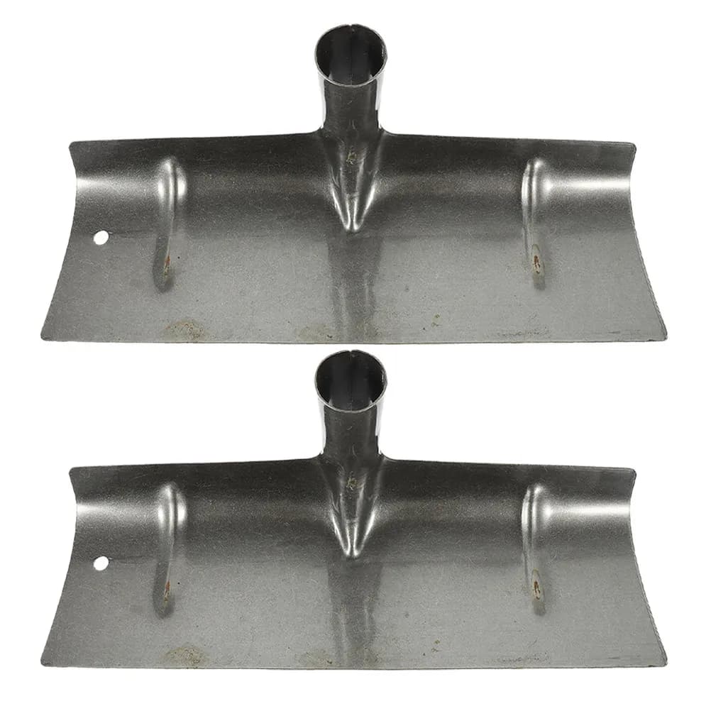 2pcs Manure Cleaning Board Reusable Iron Replacement Head For Poultry Farm Tool Dung Cleaner Shovel Garden Flat Shovel Pet