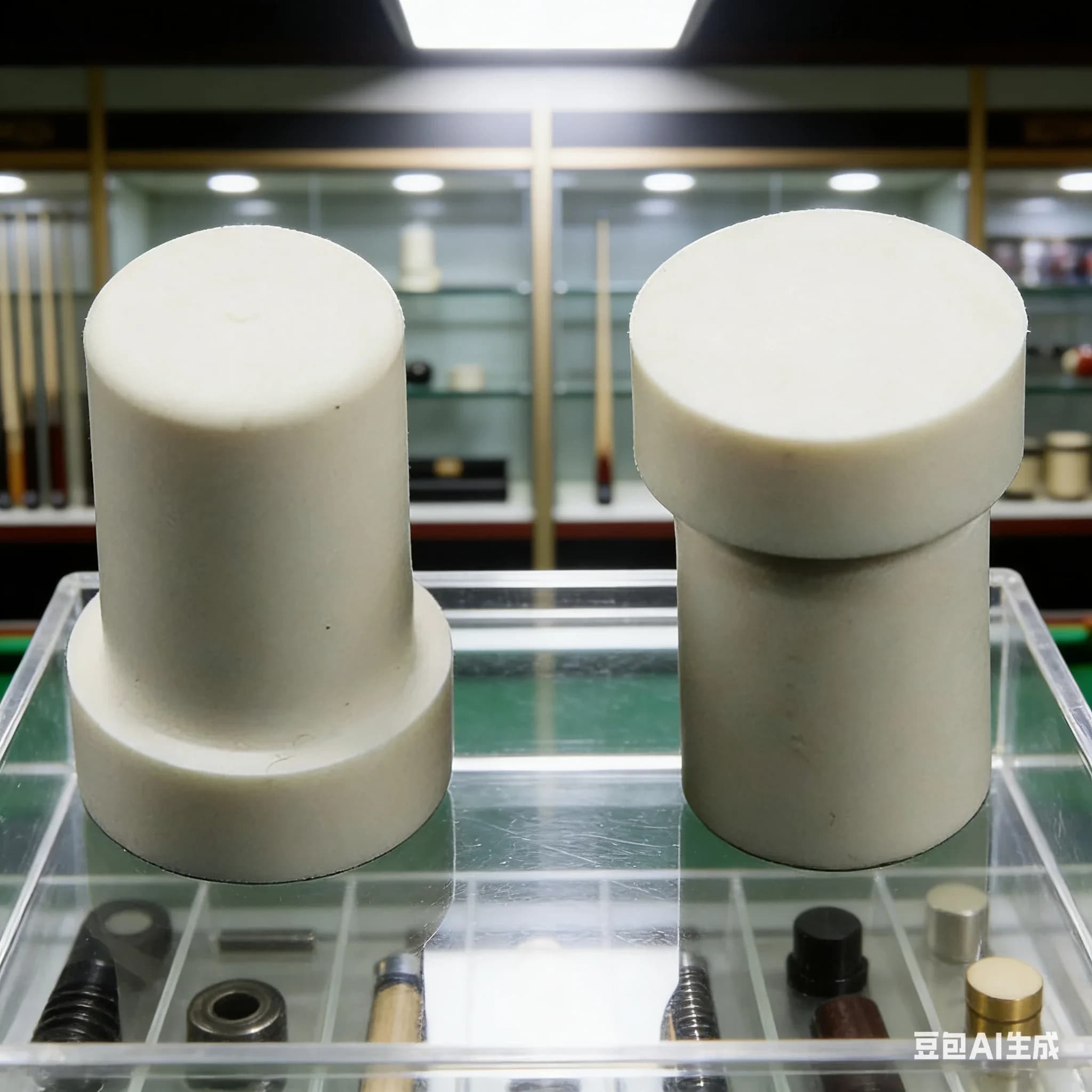 1PC 13.3 millimetri Bianco Stecca Da Biliardo Ghiera Non Filettato In Plastica ABS Per Juma Ghiera Snooker Cue Strumento di Riparazione accessori da biliardo