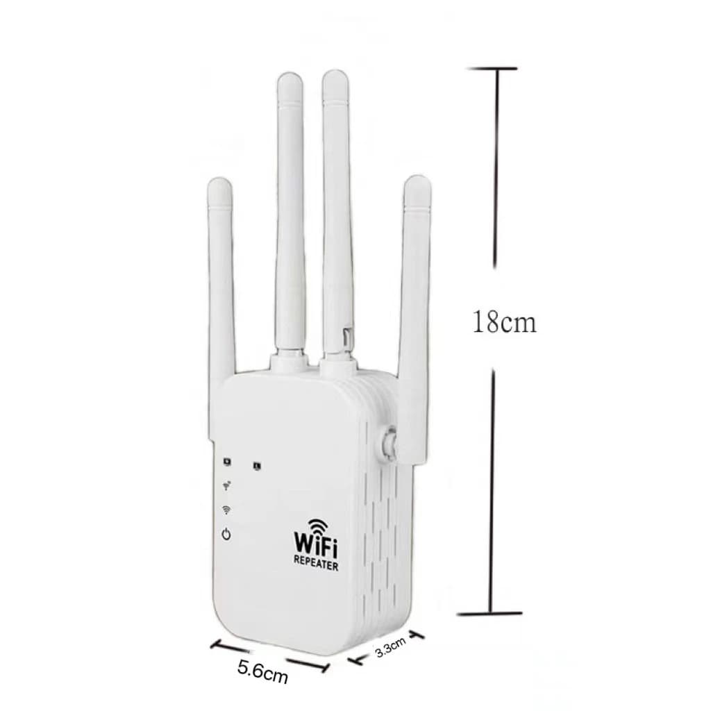 Wireless signal amplifier wifi booster 300M4 antenna 6 antenna repeater network expander