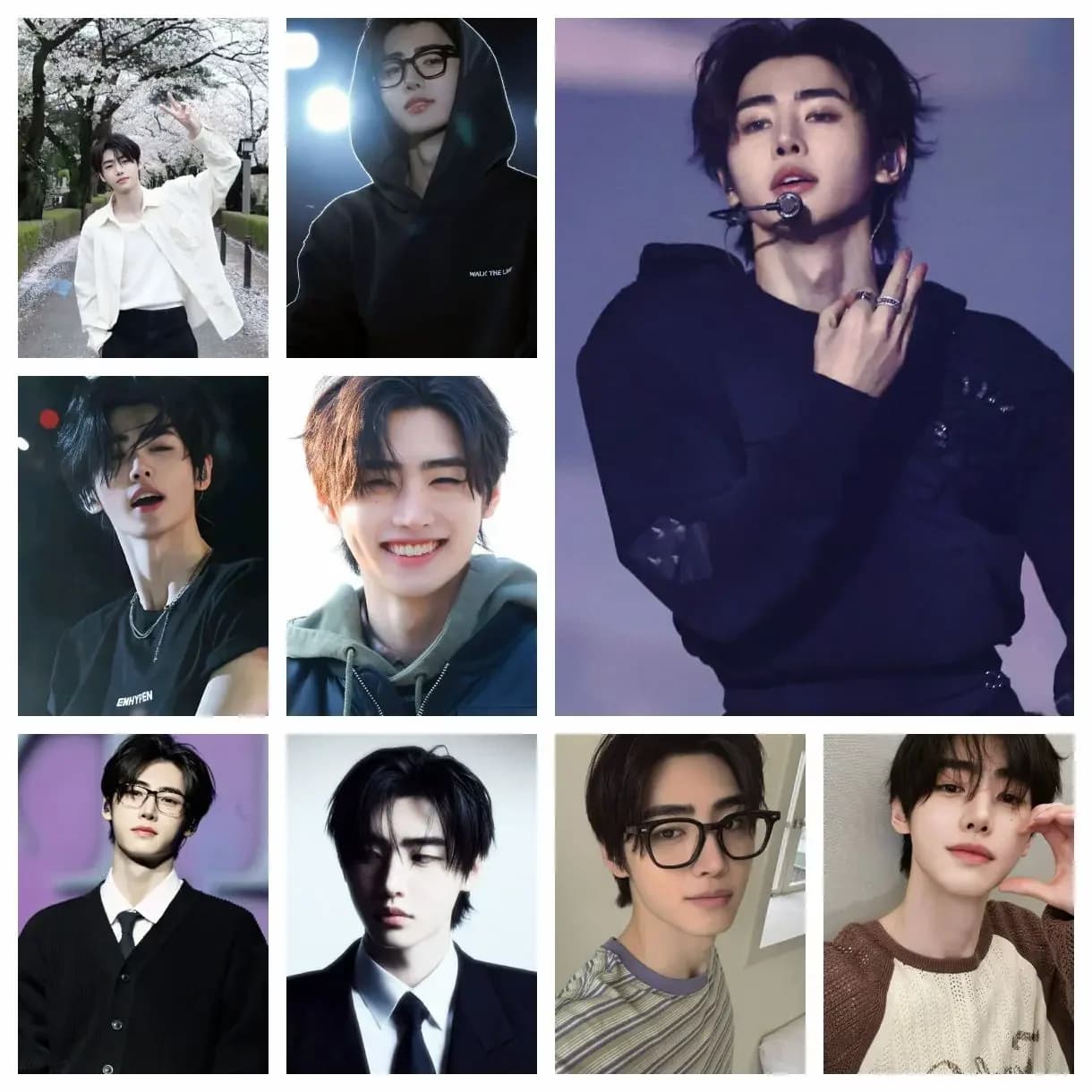 Park Sunghoon Pop Singer 5D DIY Full Square Round Diamond Painting Home Living Room Bedroom Bar Aesthetic Decoration
