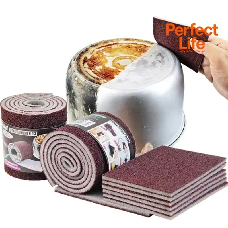Kitchen Brush Magic Melamine Carborundum Eraser for Pan Pot Dish Kitchen Utensils Household Cleaning Items