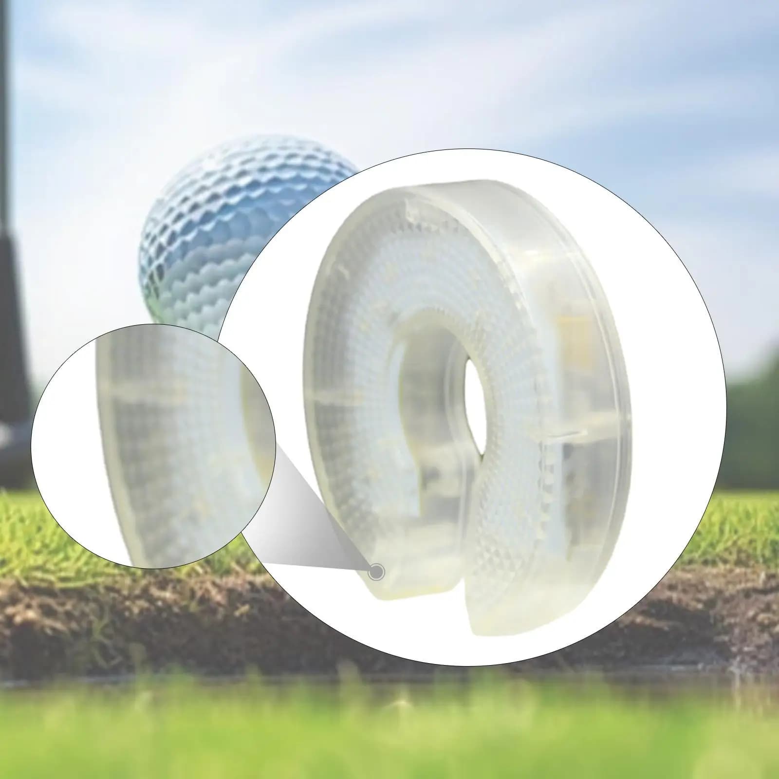 Illuminazione per Buche da Golf, Luce Portatile per Putting, Bandiera Luminosa per Uso Domestico, Eventi Notturni, Feste, Allenamento Golf