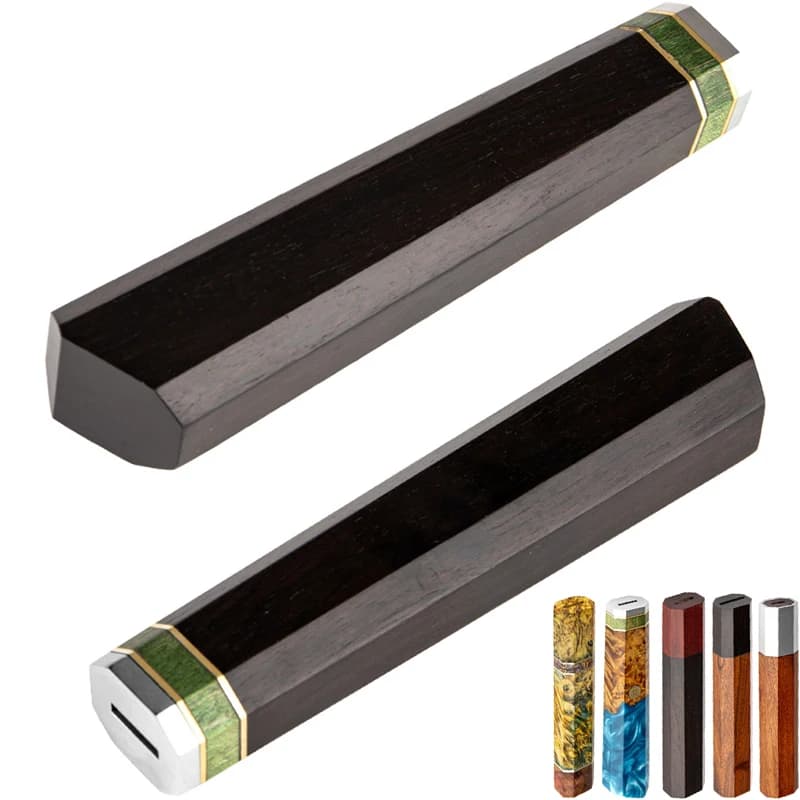 Manico per coltello in legno fai-da-te professionale ristorante cucina giapponese Santoku affettare intaglio manico per coltello sostituire gli accessori