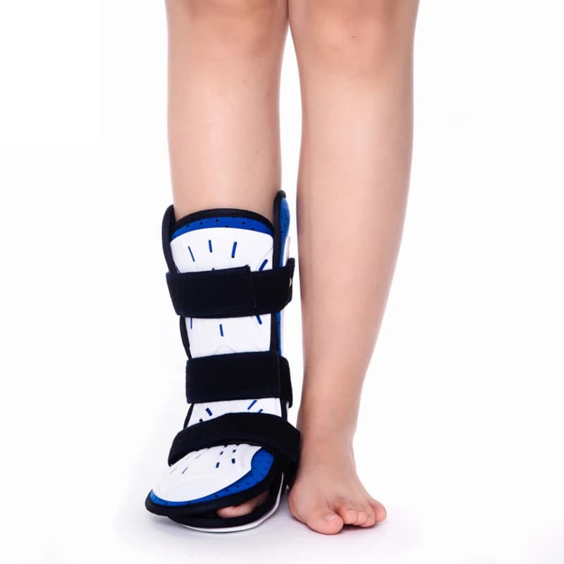 Stivali di supporto per fratture Stecca per ortesi Cintura di supporto per suola alla caviglia sinistra e destra Piastra anteriore Stivali per riabilitazione per lesioni ai piedi