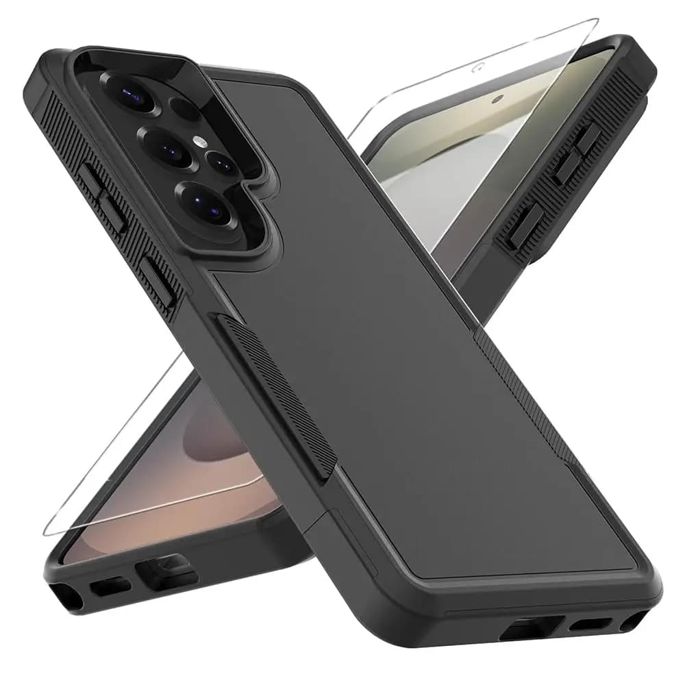 Custodia per Samsung Galaxy S26, Custodia S26, [Testata per resistenza a cadute di livello militare] con protezione per schermo HD, Custodia protettiva a doppio strato resistente
