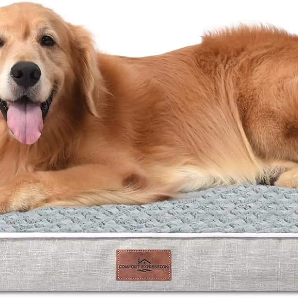 XL Orthopedic Dog Bed, Extra Large Dog Beds with Comfortable Reinforcing, Waterproof Dog Bed, Removable Washable Covered Animal Sofa