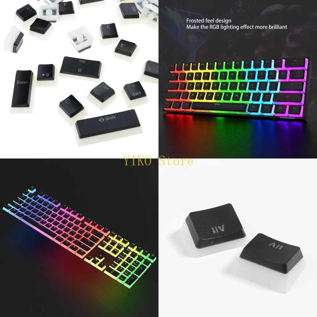 Copritasti PBT Double Shot K32C Copritasti retroilluminati da 108 tasti Profilo OEM per interruttore Mx