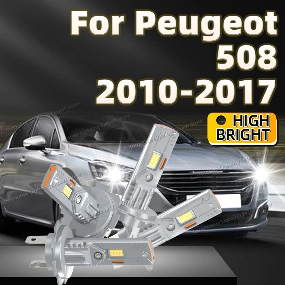 2/4 pezzi faro a LED 180W CSP fanless senza fili faro per auto Plug & Play per Peugeot 508 2010-2017 2011 2012 2013 2014 2015 2016