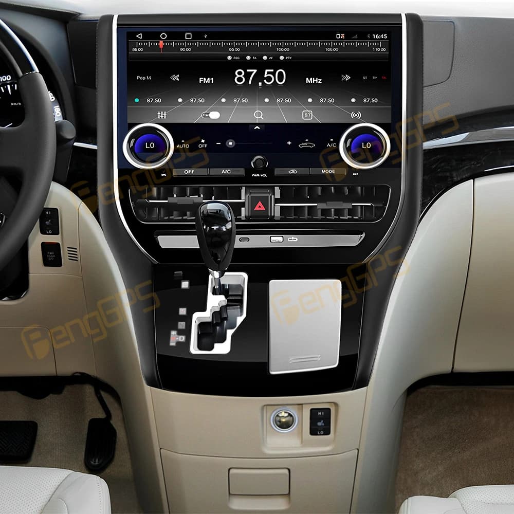 Touch Screen Car Radio For Toyota Alphard 2008-2012 Android GPS Automotive Multimedia Auto Radio Stereo Receiver Head Unit