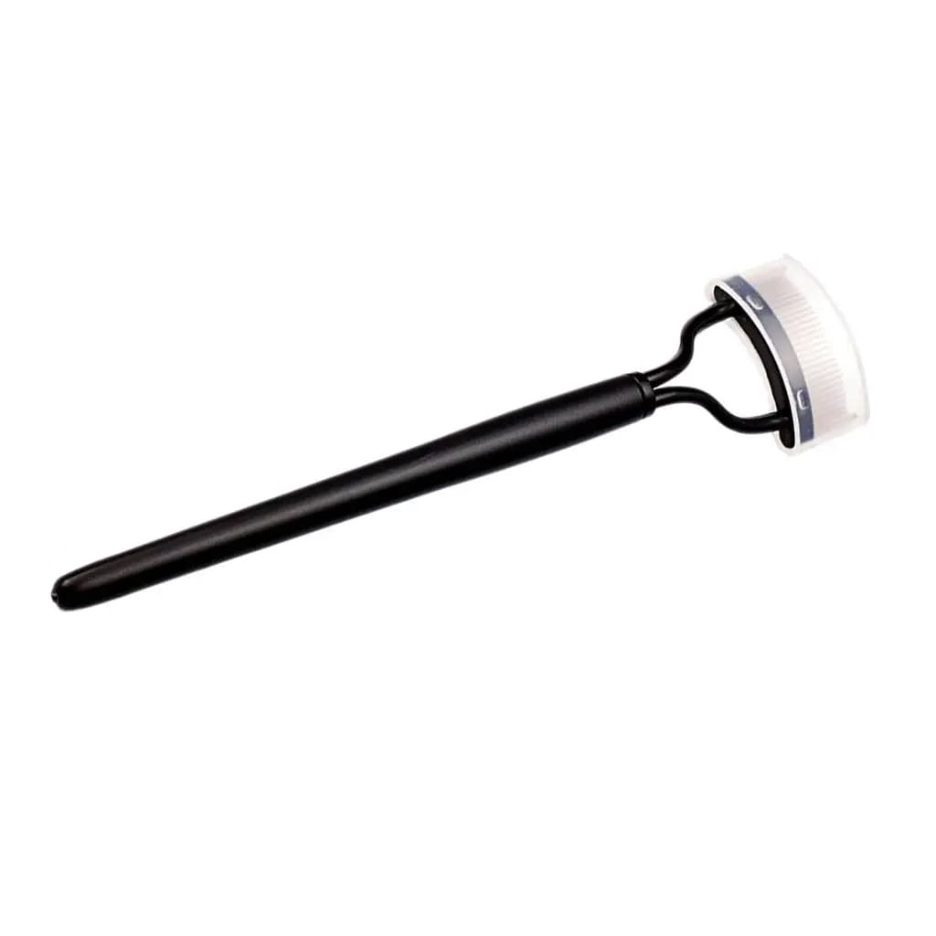 Spazzola per ciglia Pettine per estensione in acciaio Guida ergonomica per mascara in metallo Accessori professionali per ciglia per uso in salone