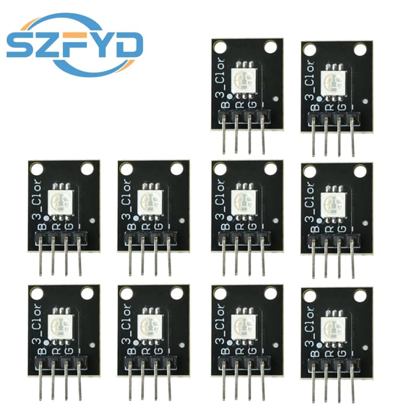 10 pcs KY-009 5050 Pwm RGB SMD LED Module 3 Colors Light For Arduino