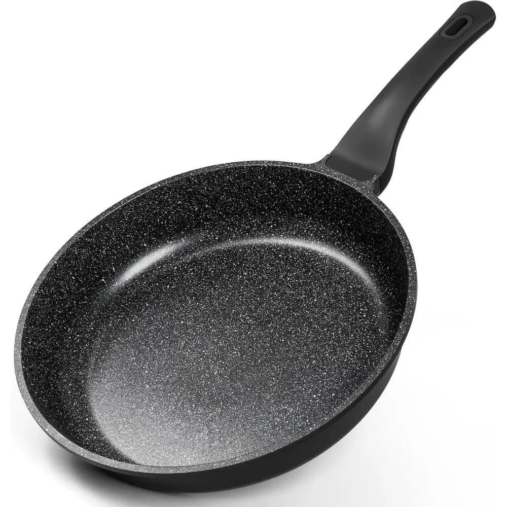 Padella Antiaderente Grande da 12 Pollici | Easy to clean, compatible with all stove tops, built to last, anti-heat handle