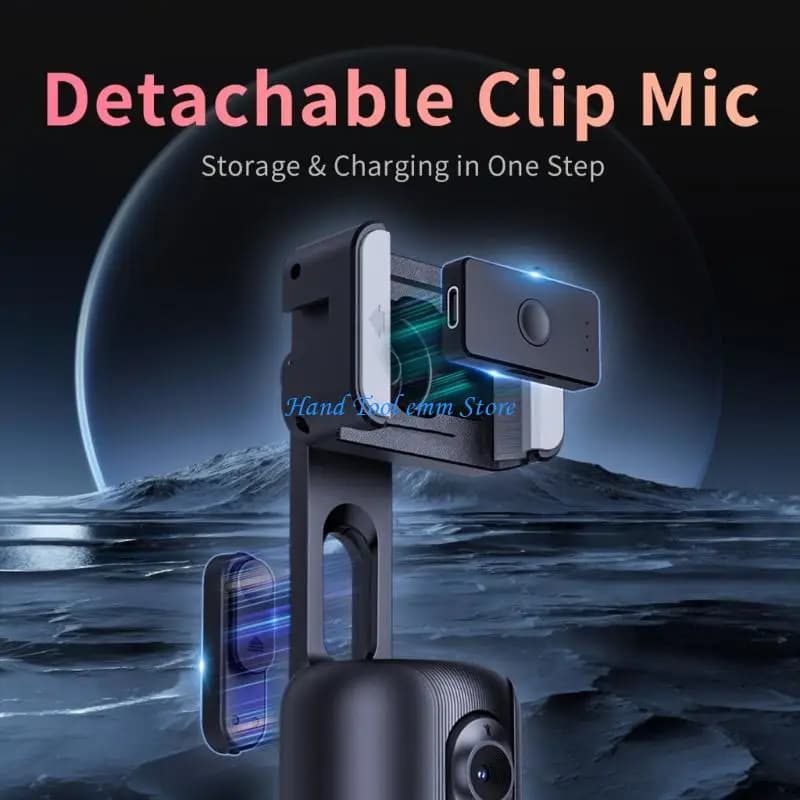 Dispositivo treppiede portatile per il tracciamento automatico del volto H37F Suono chiaro per creatori digitali