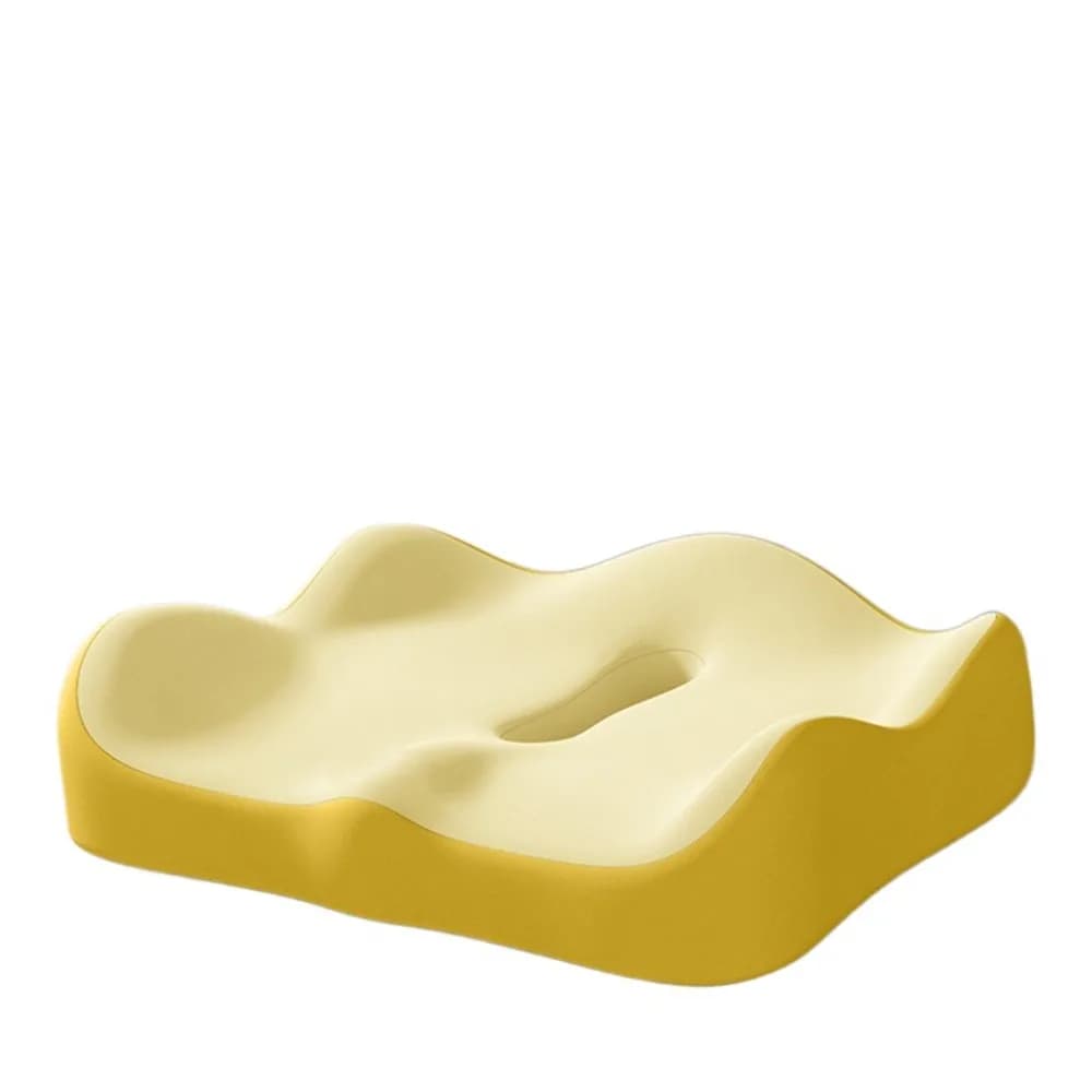 Nuovo Cuscino Ortopedico in Memory Foam per Coccige, Antiscivolo, per Sedia da Ufficio e Sedile Auto, per Sollievo dal Dolore al Sciatico e alla Schiena
