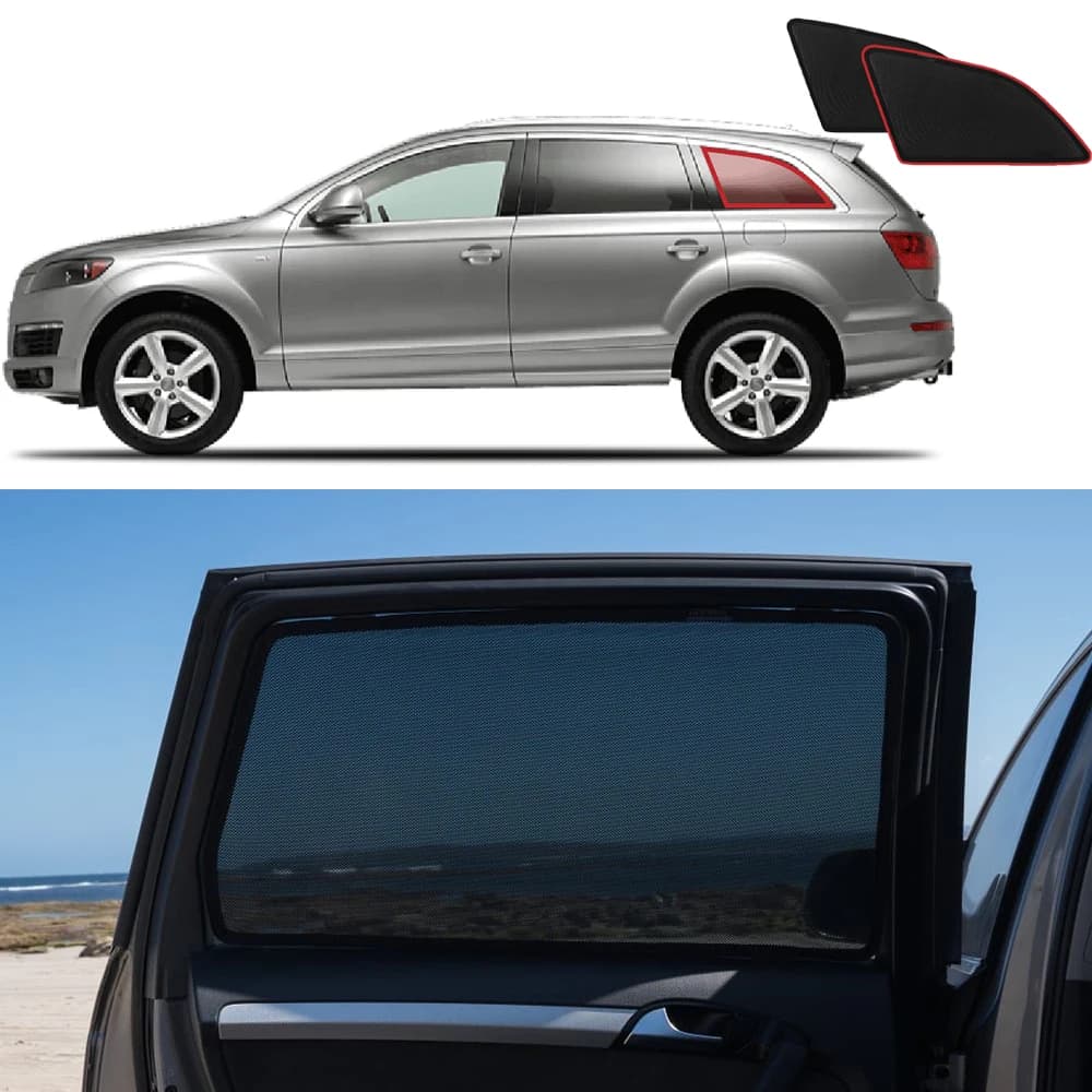 Per Audi Q7 4L 2006-2012 2013 2014 visiera parasole per auto parabrezza anteriore tenda del telaio posteriore finestra laterale del bambino parasole scudo