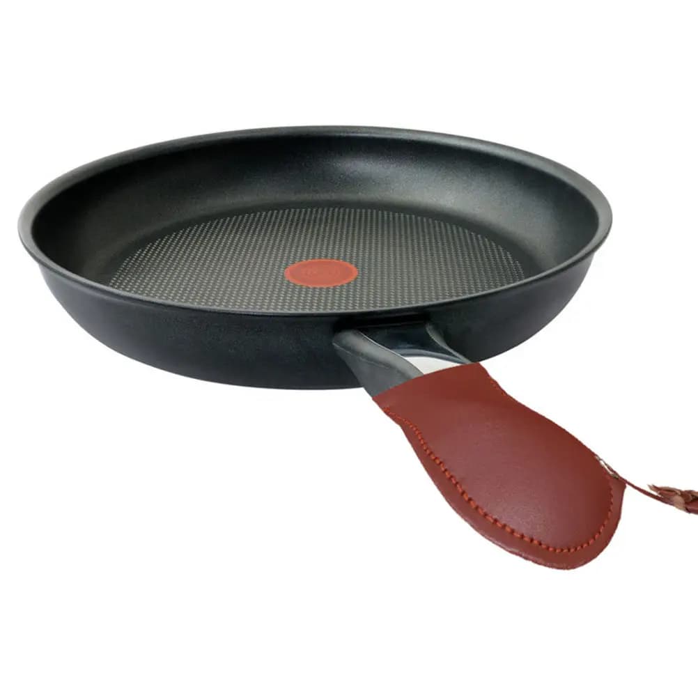1 Pezzo Copri Manico per Pentola Resistente al Calore, Guaina Isolante Antiscivolo per Padella, Wok, Ghisa