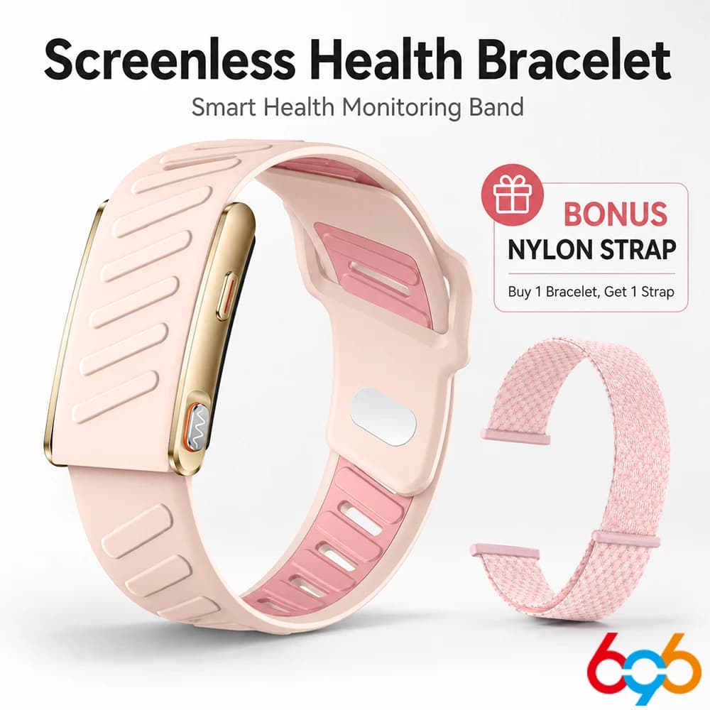Screenless Sports Smart Bracelet ECG Sleep/Heart Rate Monitor Multi Exercise Modes Fitness Tracker Health Smartwatch Waterproof