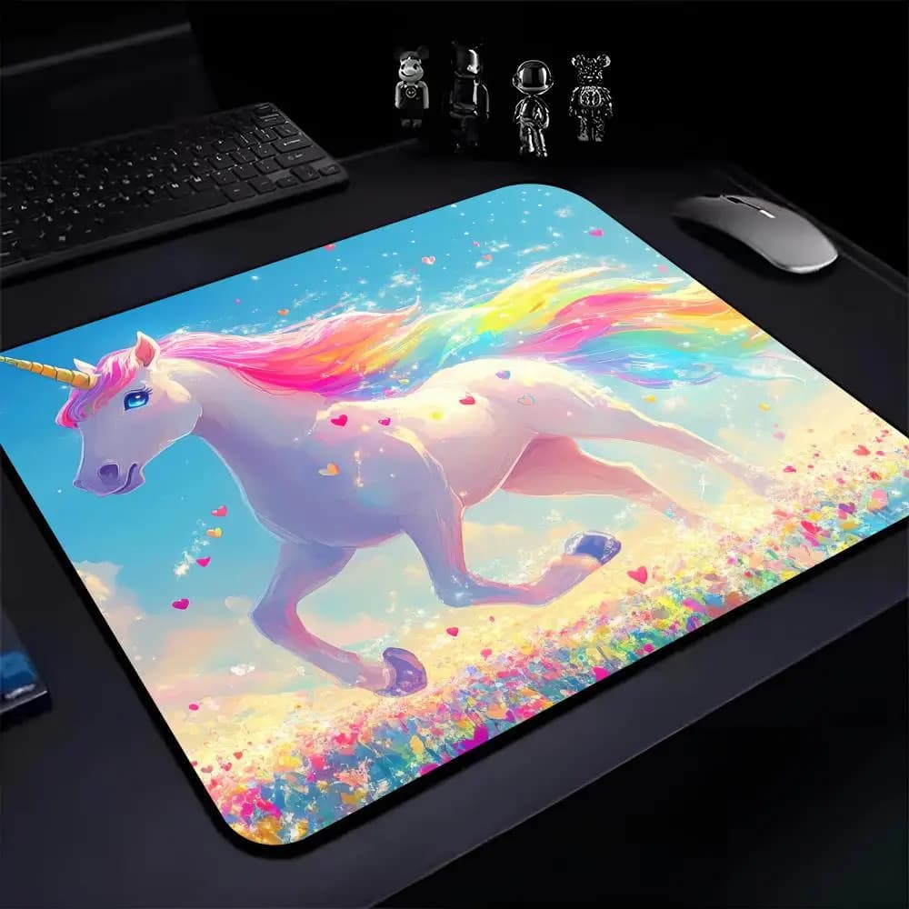 Unicorn Mouse Pad E-sports players mause pads accessori per giochi Game Keyboard Pad Gamer Desktop Mat ragazzi ragazze amici Holiday Gi