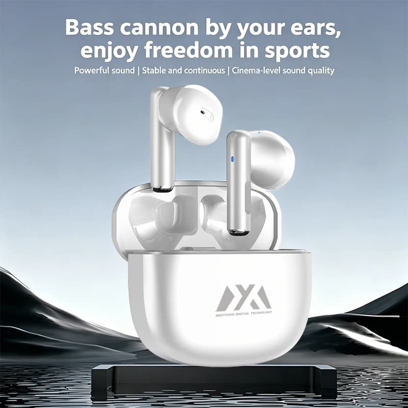 K330-Auricolari wireless Bluetooth con controllo del volume, auricolari sportivi, microfono impermeabile, auricolari musicali, compatibili con tutti gli smartphone