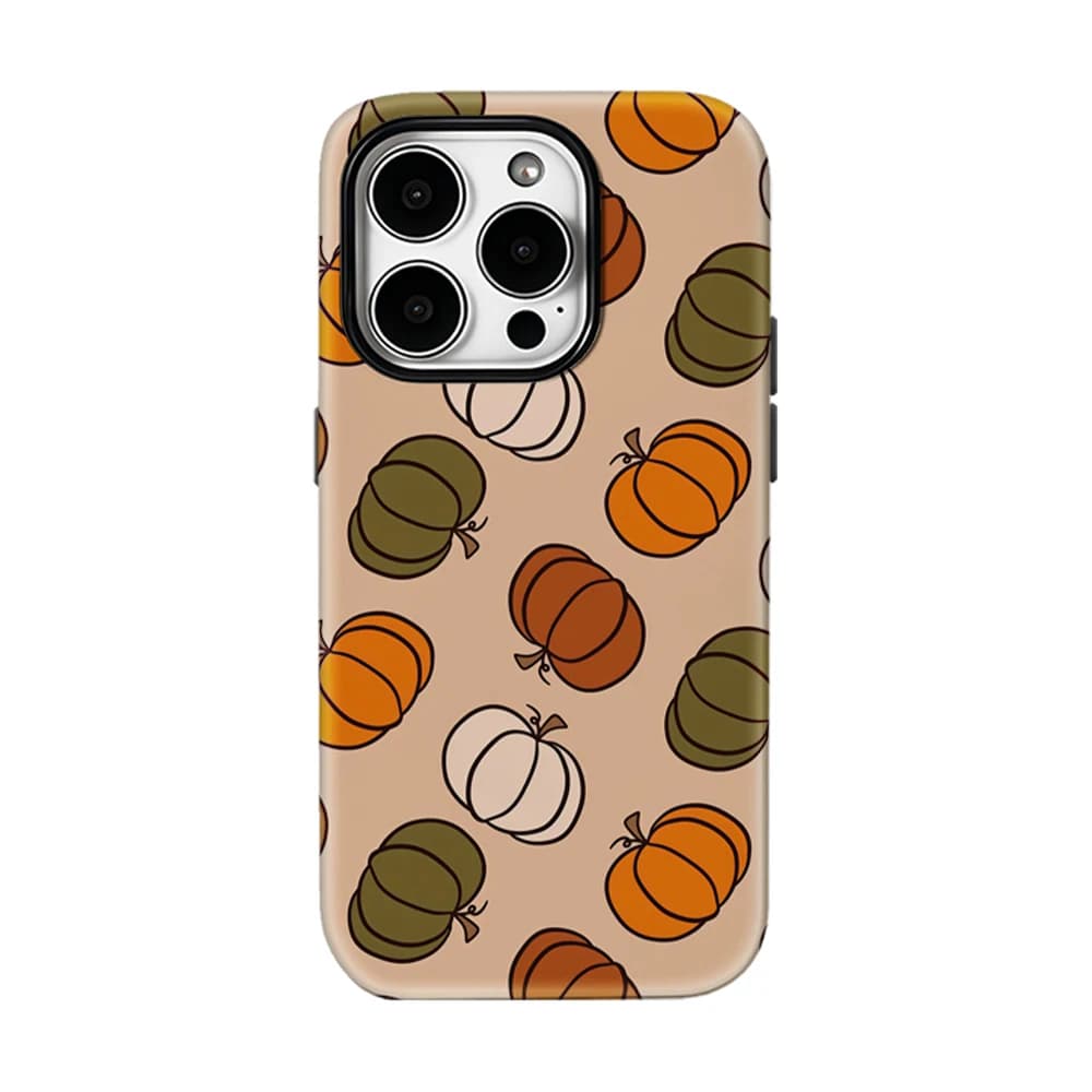 Pumpkin Phone Case for IPhone 17 16 15 14 13 Pro Max Plus for Magnetic Single Double-layer Tough Case