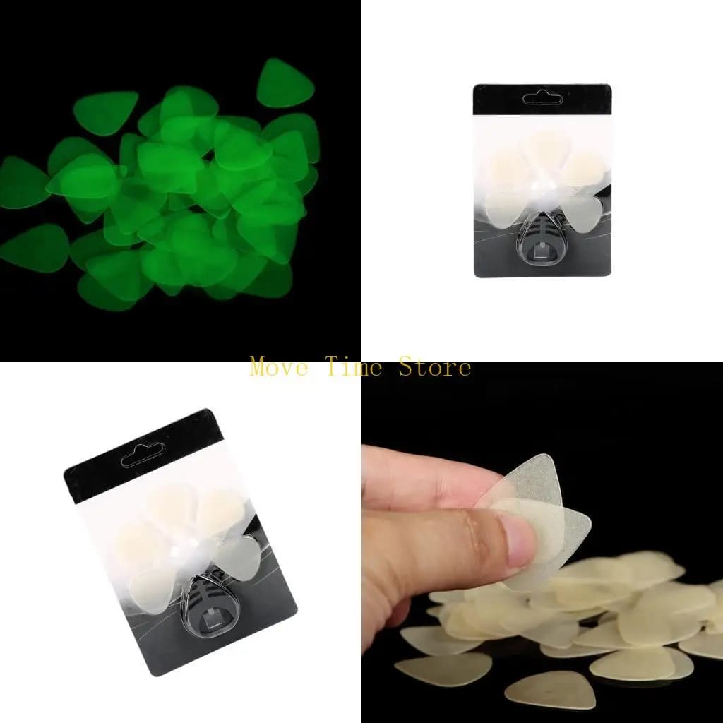 92me Acoustic Guitar Bass Pick Ukulele Plectrums Feda Droplet Plet chitarra luminosamente elettrica per Palyer per chitarra