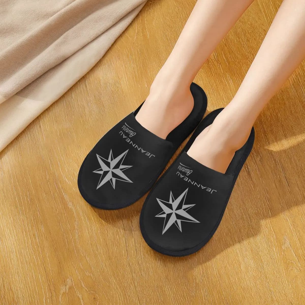 Slippers Jeanneau Yachts Custom Memory Foam Warm and Soft Home Slippers Women's comfortable shoes