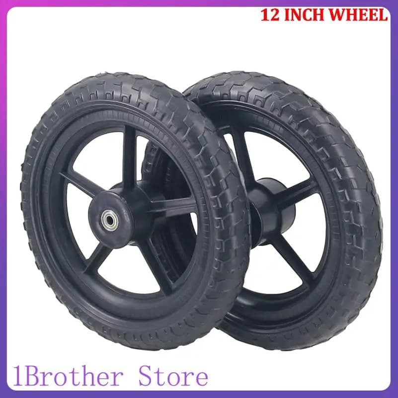 High quality thickened wear-resistant new 12-inch wheelchair wheels children's bicycle solid wheels