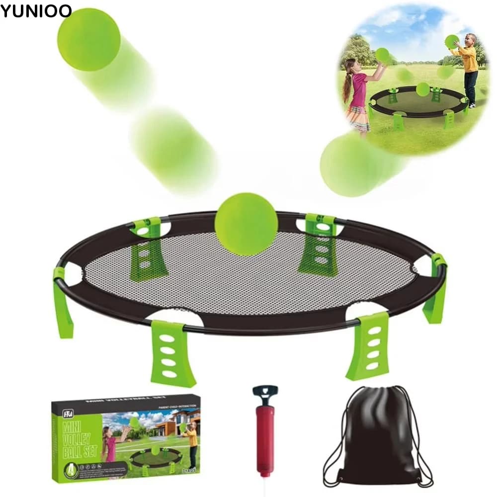 With Carry Bag Volleyball Battle Game Foldable 2 Balls Inflatable Volleyball Game Inflatable Portable