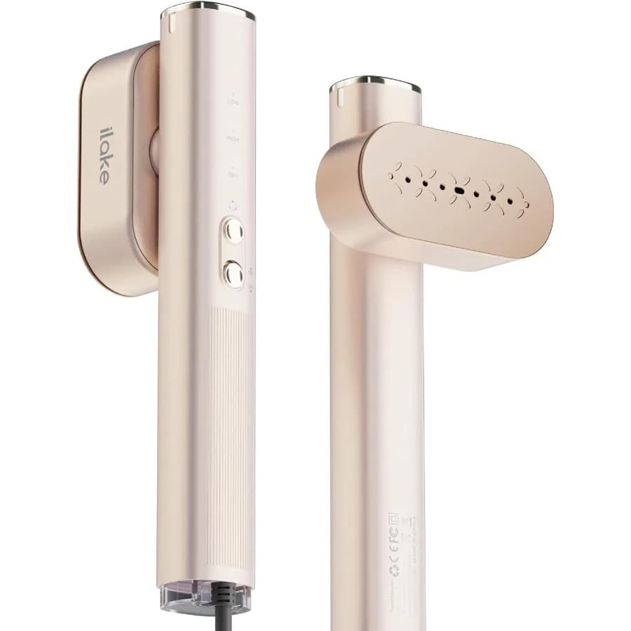 Vaporiera da viaggio per vestiti 100-240V Vaporiera portatile a doppia tensione 1000W Ferro da stiro a vapore portatile da viaggio 2 in 1 per vetro