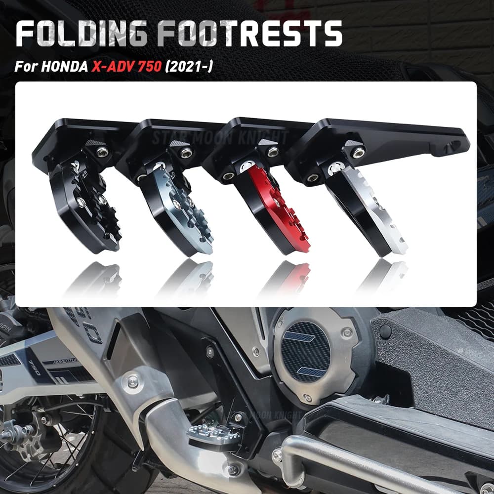 X ADV750 Set pedali pieghevoli per Honda X-ADV 750 2021-2025 Pedale passeggero pieghevole Accessori per pedali moto