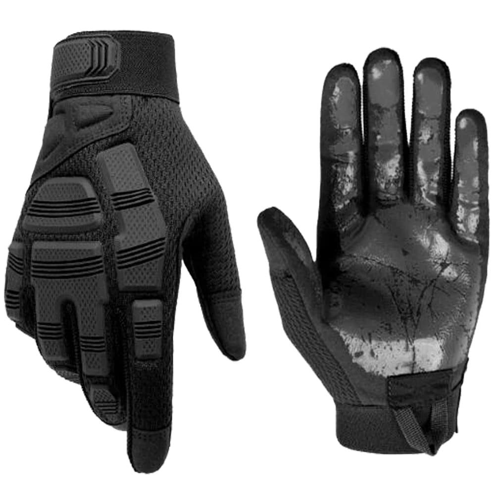 Guanti tattici touch screen da uomo per sport all'aria aperta, paintball, combattimento, escursionismo, caccia, equitazione, ciclismo, antiscivolo, traspiranti, attrezzatura da ciclismo