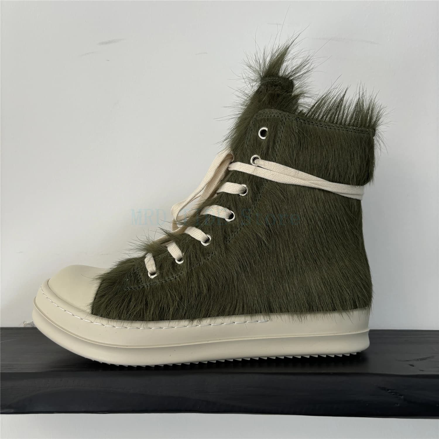 Scarpe da uomo Scarpe da donna casual in vera pelle di crine di cavallo Stivaletti alti alla caviglia Owens Scarpe da ginnastica vintage originali di lusso