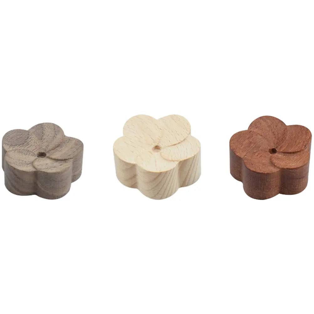 3Pcs Aroma Diffuser Wood Natural Essential Oil Diffusers Car Home Office Aromatherapy Wooden Diffuser Decor Air Freshener