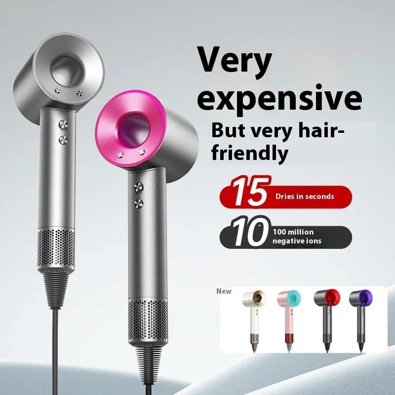 2025 Professional hair dryer without leaves Portable electric travel hair dryer at home Negative ion attack Tool for negative ion salon