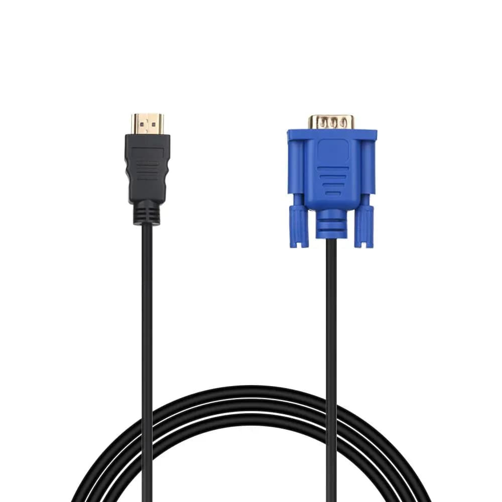 1-5m Hot 1080P Connettore Video Cavo Adattatore AV Display Uscita HDMI-Compatibile Convertitore VGA Maschio a Maschio Per PC HDTV
