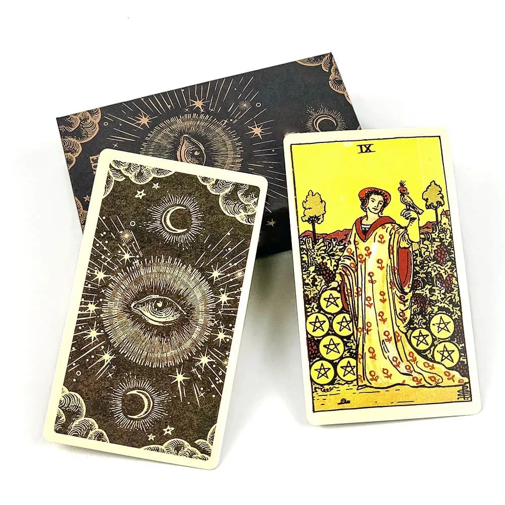 Carte dei Tarocchi Russian Vision, giochi da tavolo per riunioni di famiglia, opere d'arte mistiche, resistenti e portatili, perfette per la guida spirituale
