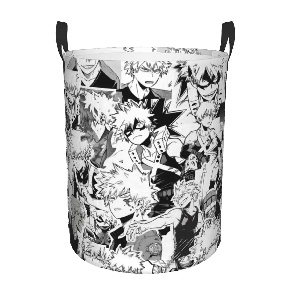 Personalized Katsuki Bakugo Anime Linen basket Foldable Manga Boku No Hero Academia Dress Basket Toys Organizer Storage Containers
