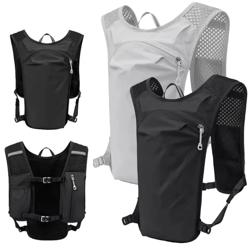 New Lightweight Running Vest with Wallet and Reflective Pockets, Watering Waist with Phone Support