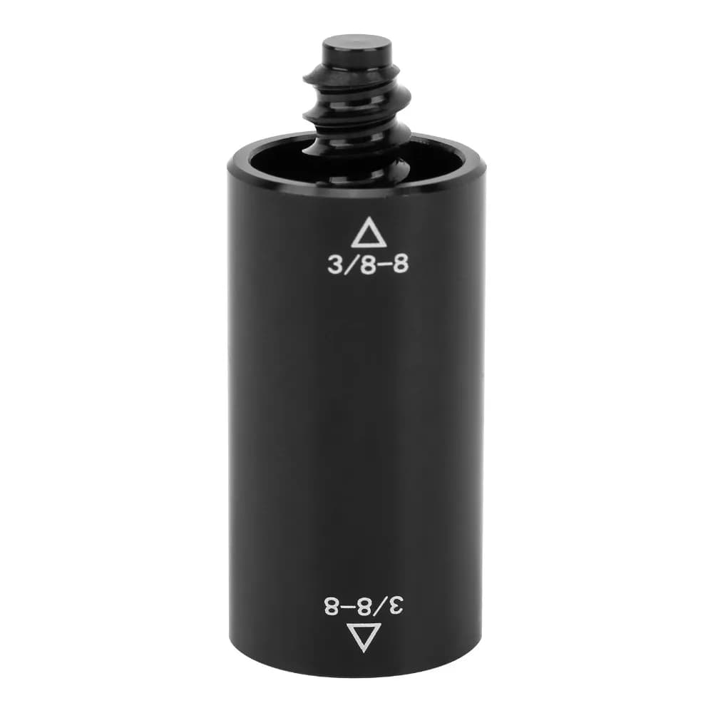 Accessori per Biliardo: Prolunga per Stecca in Alluminio 3/8-8 Denti 1oz, Adattatore per Allungamento Asta Centrale, Estensore per Stecca