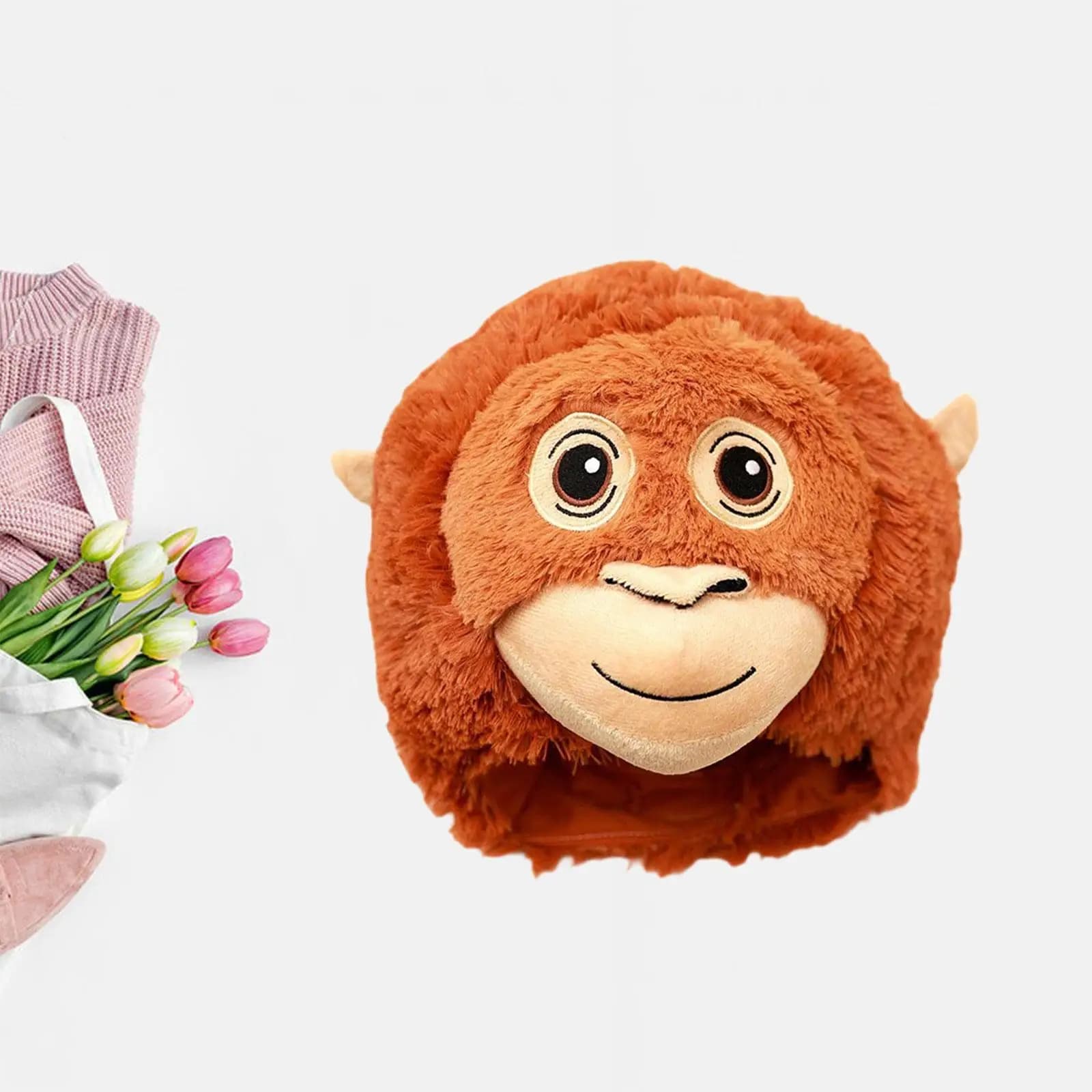 Cappello a forma di scimmia, costume da festa, adorabile accessorio fotografico per il carnevale